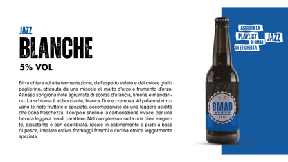 Bmad Blanche confezione da 6 bottiglie da 33 cl, Vol 6%