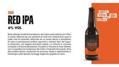 Birra artigianale IPA confezione da 12 bottiglie da 33 cl, Vol 6%