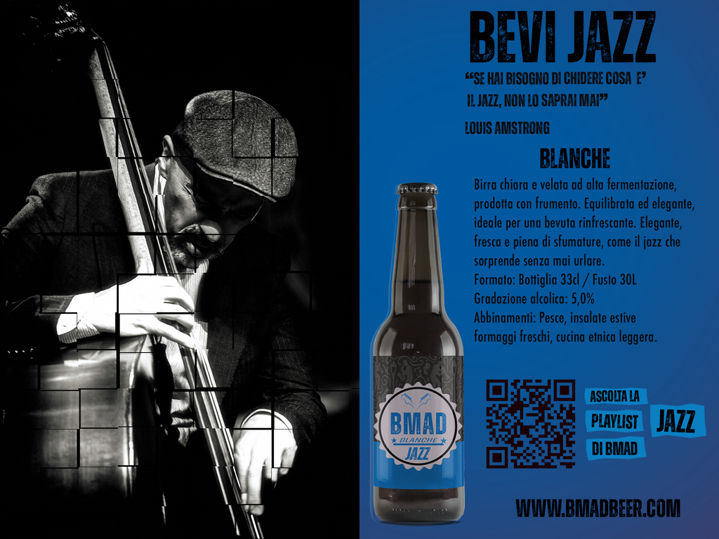 Bmad Blanche confezione da 12 bottiglie da 33 cl, Vol 6%