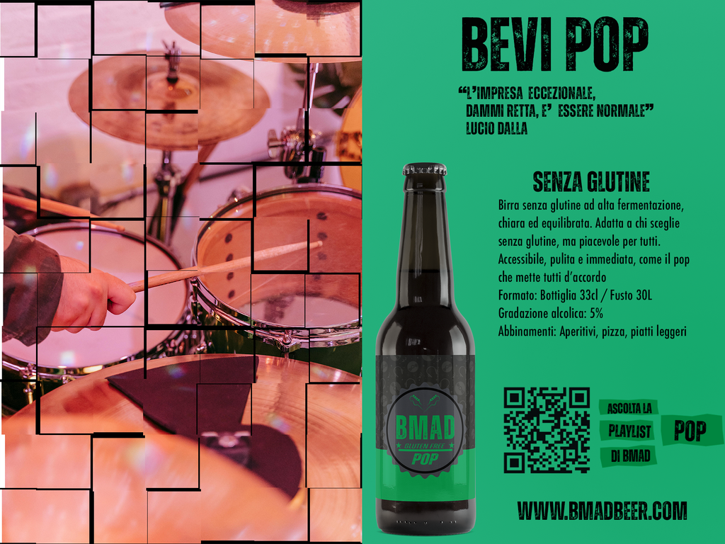 Bmad  senza glutine confezione da 6 bottiglie 33 cl, 5% Vol