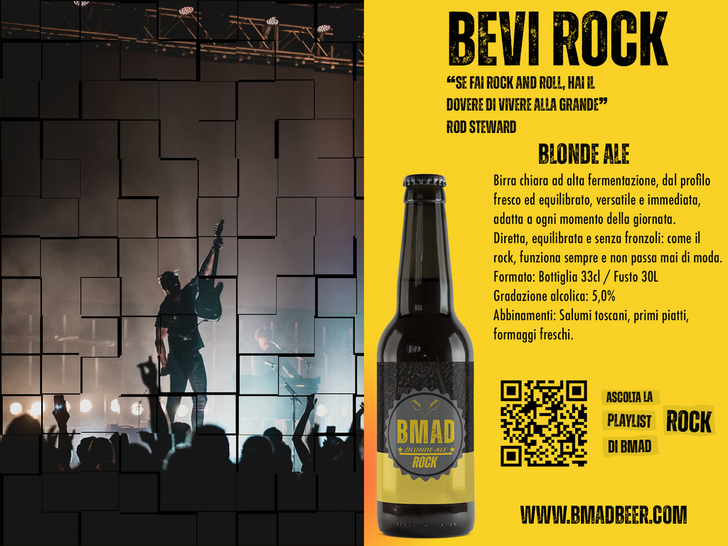 Bmad Blond Ale confezione da 12 bottiglie da 33 cl, Vol 5%